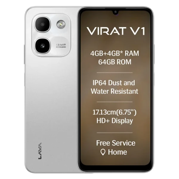 Lava Virat V1 Himalayan Silver