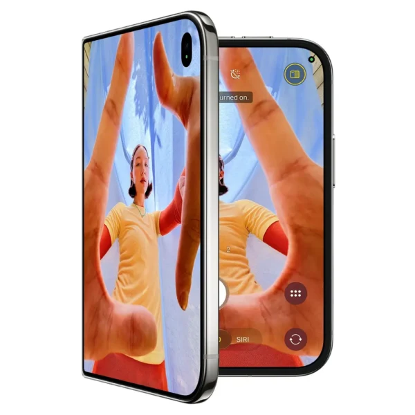apple iphone duo star-white folding front side