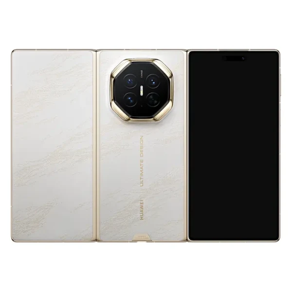 huawei mate xt 2 ultimate white folding back side image